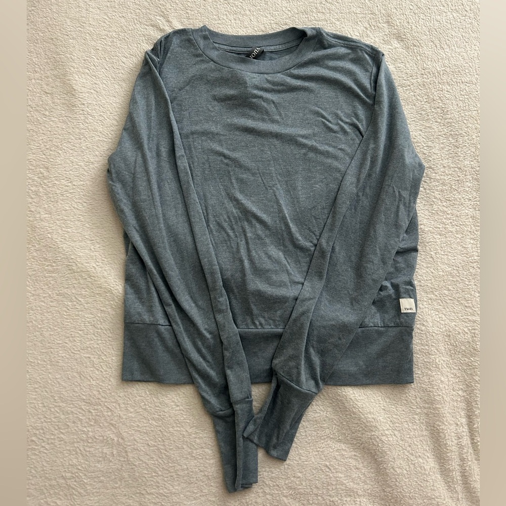 Vuori Blue Daydream Crew Long Sleeve